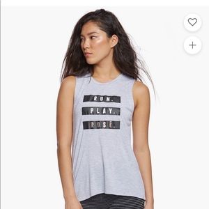 ISO: Run play rose tank